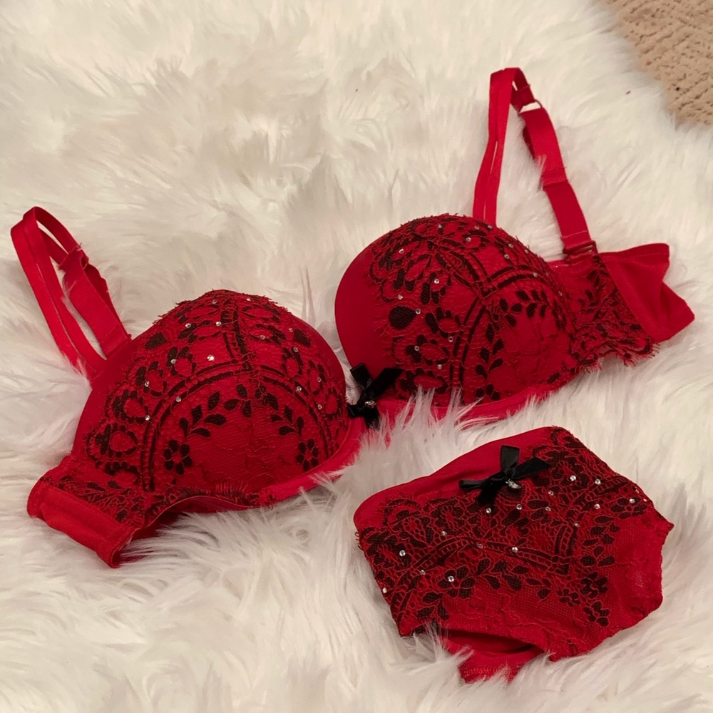 ❤️‍🔥Red Valentine’s lingerie set❤️‍🔥